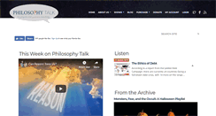 Desktop Screenshot of philosophytalk.org